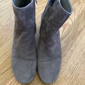 Vince grey suede booties ankle boots